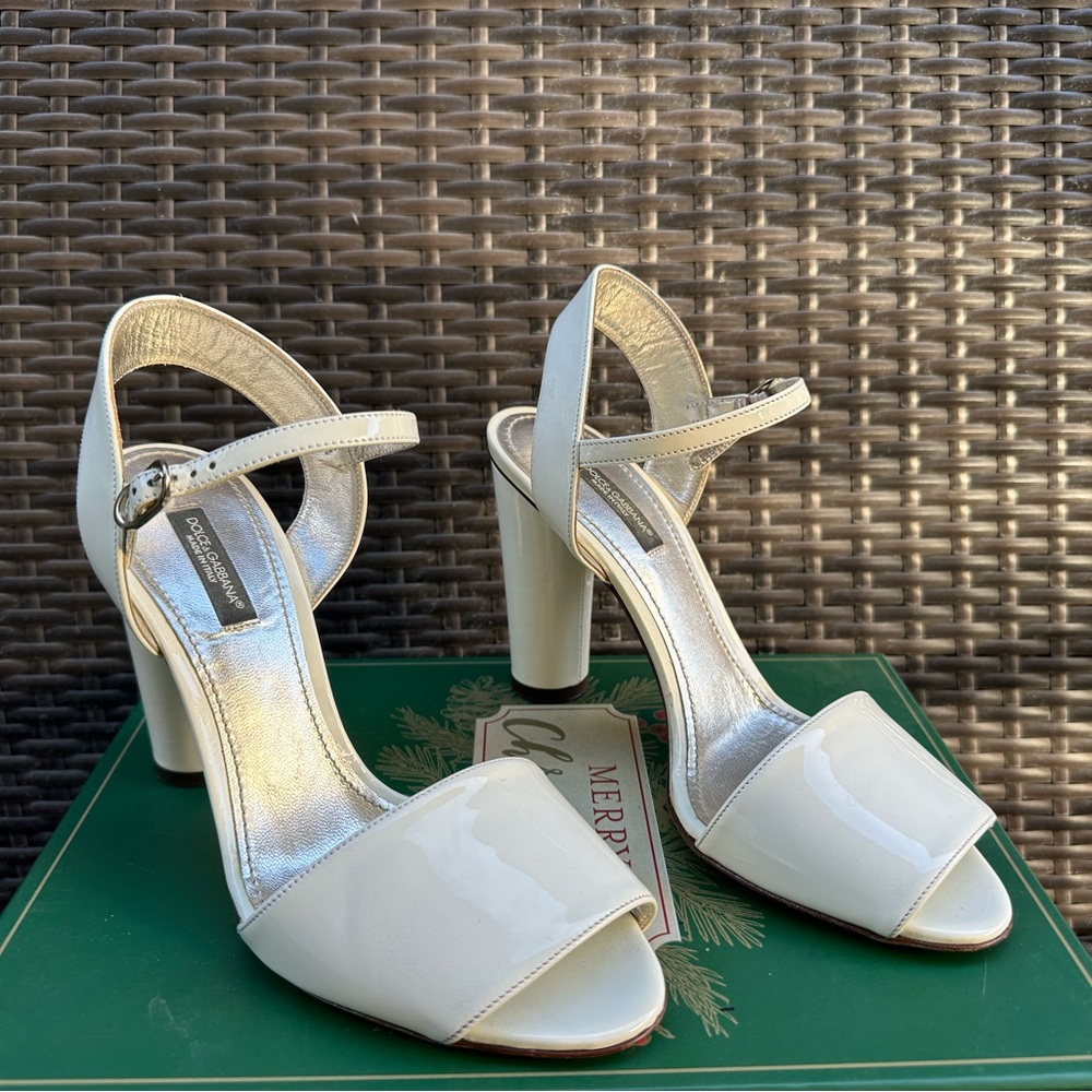 Dolce & Gabbana White Heels
